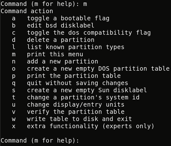 HOW TO CREATE A SWAP PARTITION IN REDHAT/CENTOS/FEDORA Partition Help Chart