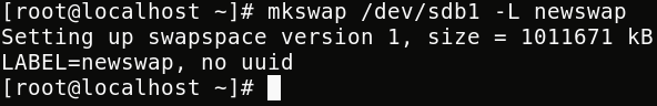HOW TO CREATE A SWAP PARTITION IN REDHAT/CENTOS/FEDORA Create Swap Partition with "mkswap"