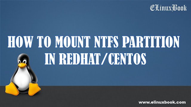 Mount NTFS File System in Linux