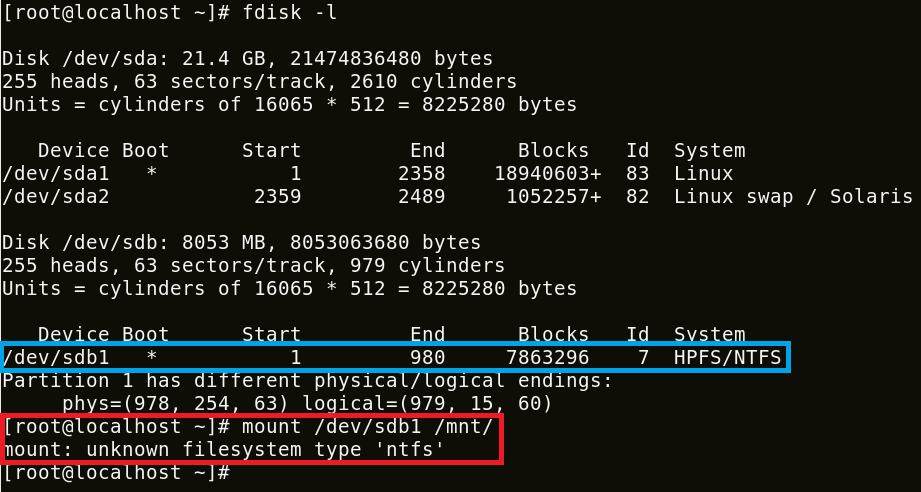how to mount ntfs partition in redhat centos 6 elinuxbook linux linux file system types