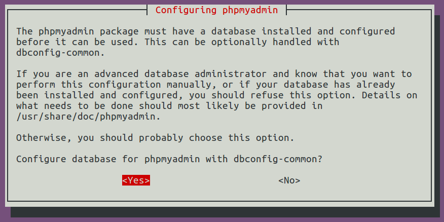 Allowing PHPMyAdmin to create Database in MySQL Server