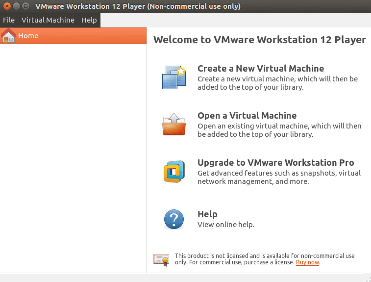 HOW TO INSTALL VMWARE PLAYER 12 ON UBUNTU 16.04