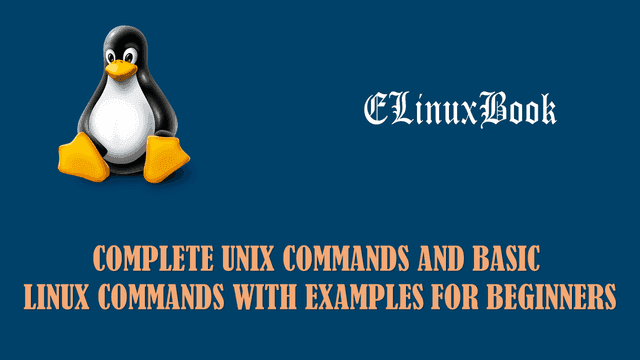 Unix Commands and Basic Linux Commands with Examples