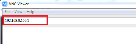 Enter the IP Address of TigerVNC Server