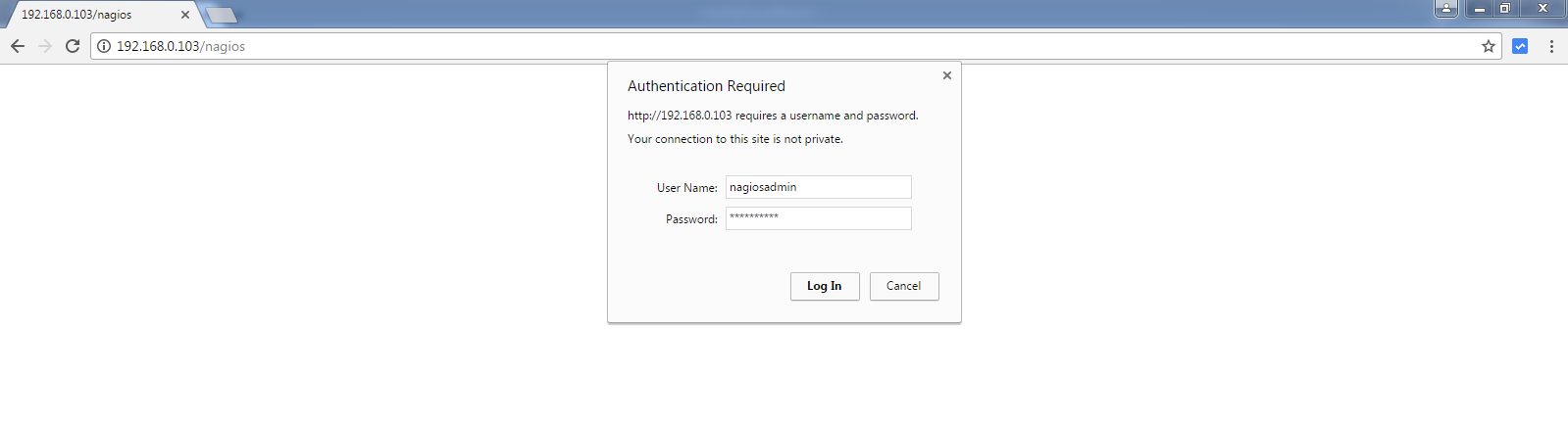 Nagios Core Authentication