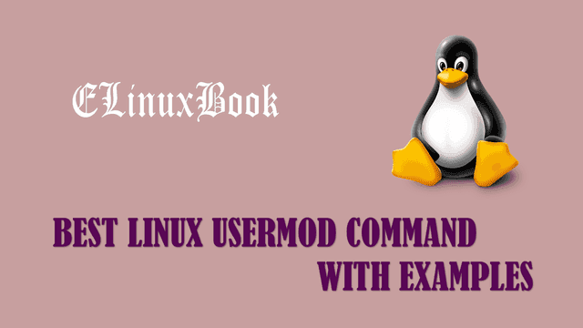 LINUX USERMOD COMMAND