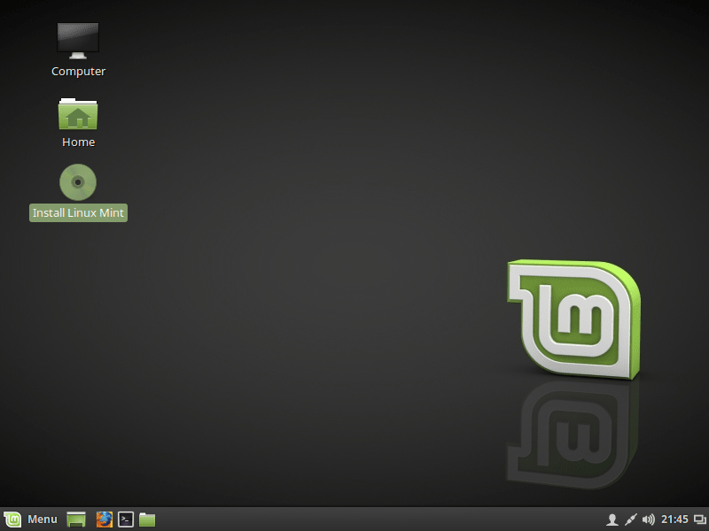 PORTABLE DESKTOP OF LINUX MINT 18