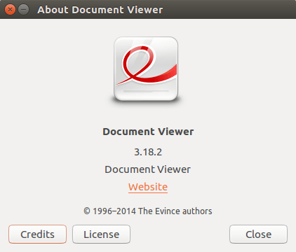 EVINCE DOCUMENT VIEWER PACKAGE VERSION